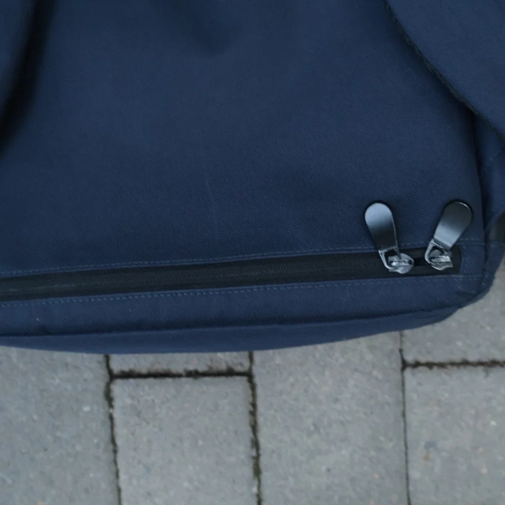 Lo & Sons The Hanover Deluxe 2 Backpack Laptop in Navy Blue -Everyday Travel Bag